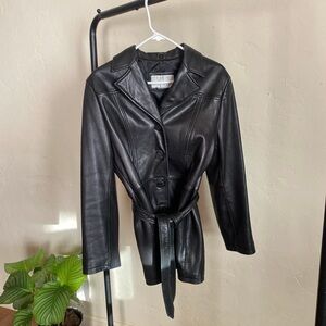Vintage Black Leather Jacket